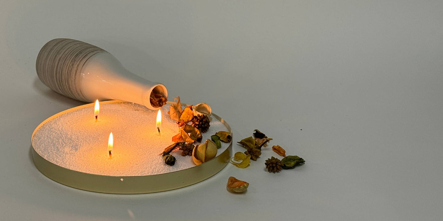 Kerzensand ohne Duft - Mintgrün 400g - Inkl. 20 Dochte