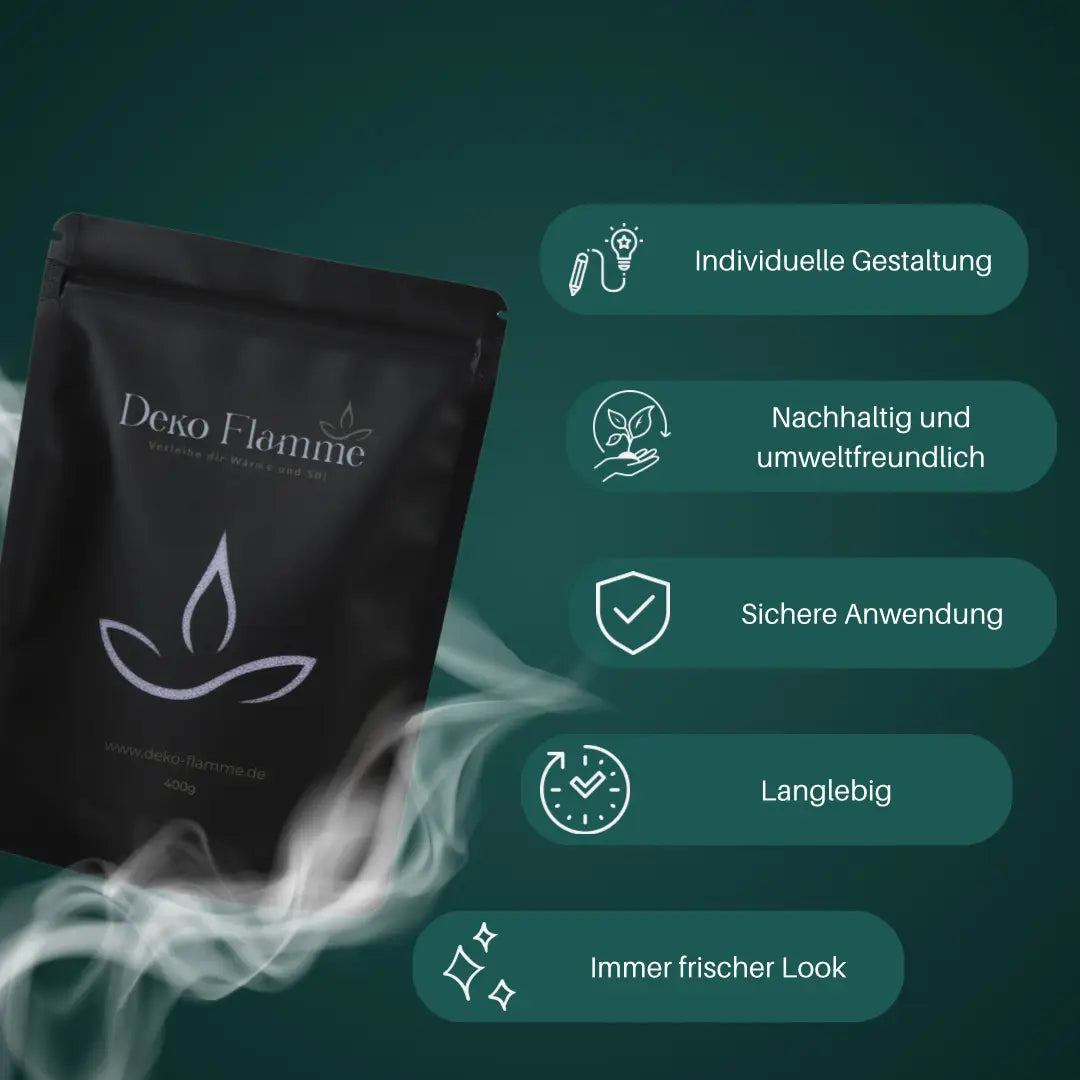 Kerzensand ohne Duft - Flieder 400g - Inkl. 20 Dochte