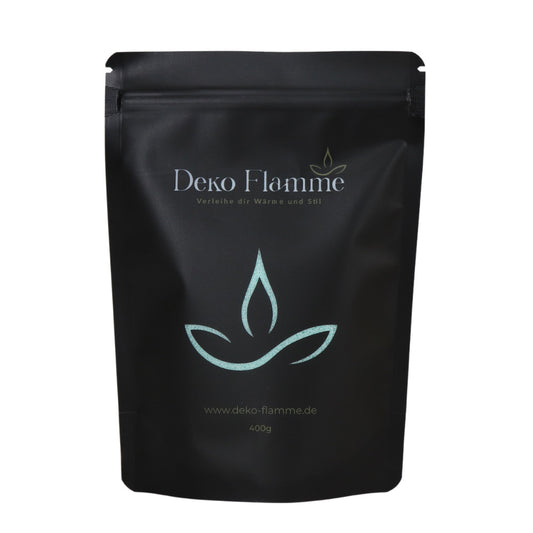 Kerzensand ohne Duft - Mintgrün 400g - Inkl. 20 Dochte