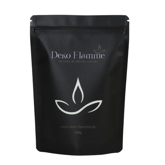 Kerzensand ohne Duft - Weiß 400g - Inkl. 20 Dochte