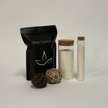 Kerzensand mit Duft - Vanille 400g - Inkl. 20 Dochte