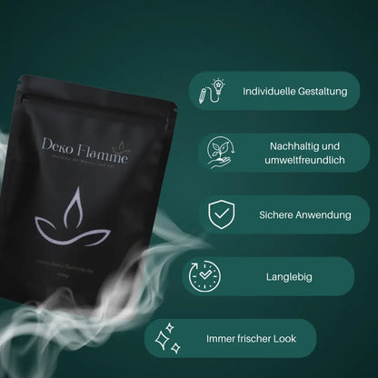 Kerzensand ohne Duft - Flieder 400g - Inkl. 20 Dochte